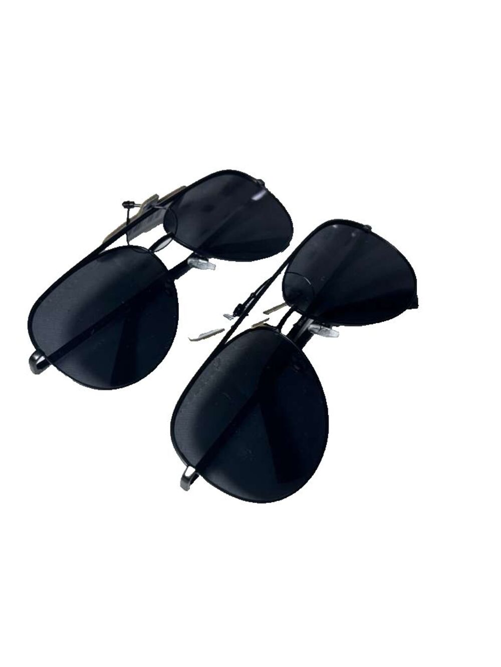 Foster Grant Aviator Polarized Sunglasses Black Men’s 2 Pack Bundle New